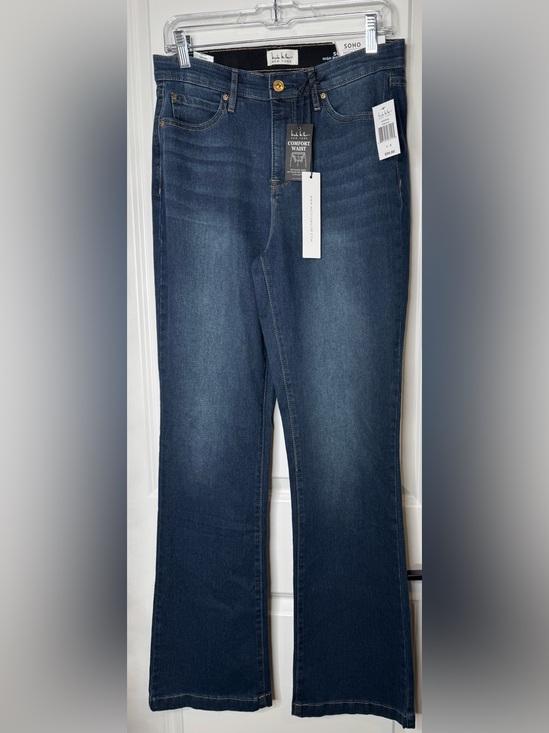 Nicole Miller New York Denim - Nicole miller New York Soho Mid Rise Flare Jeans comfort waist bootcut 8 stretch